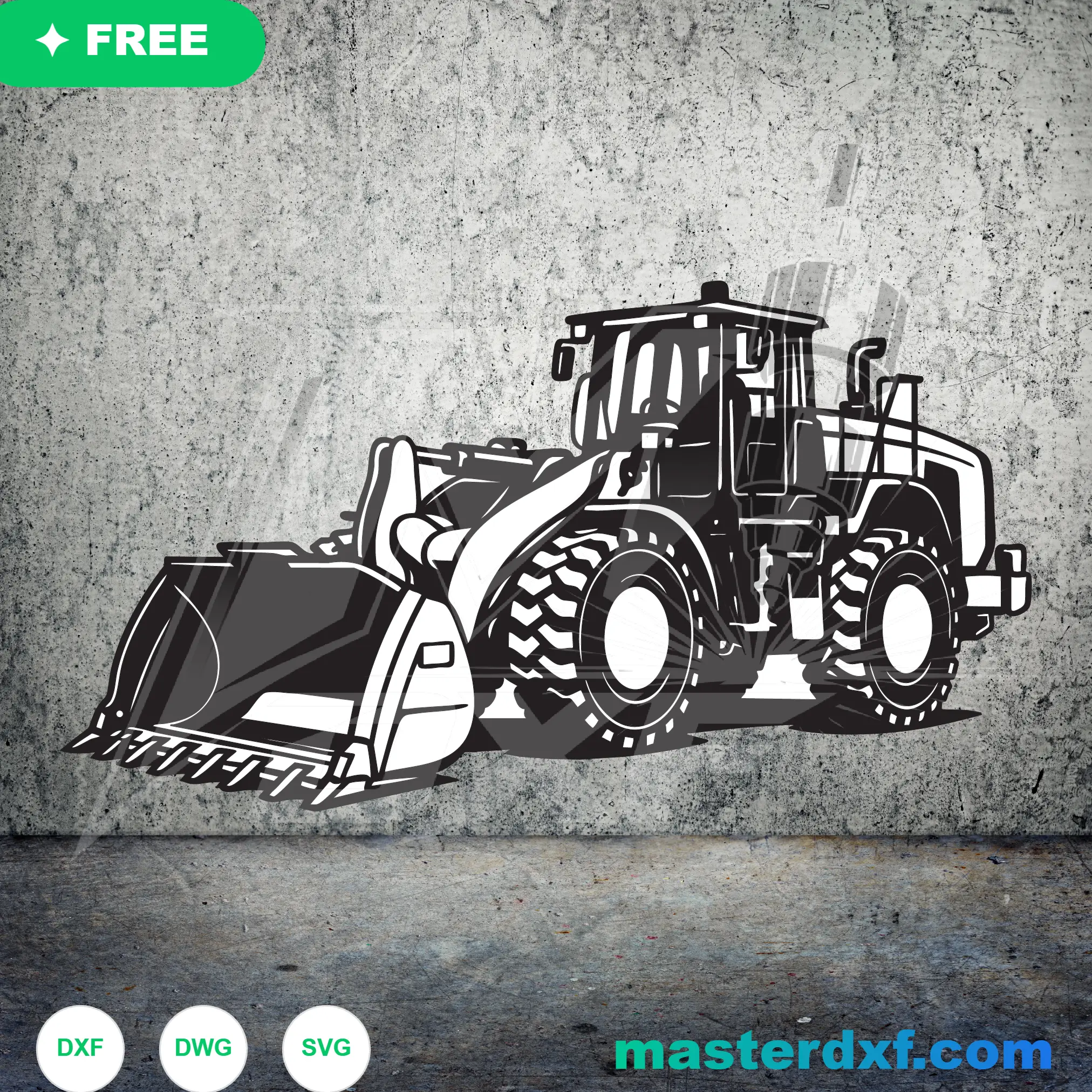 Heavy Duty Loader DXF | CNC Laser & Plasma File DXF File